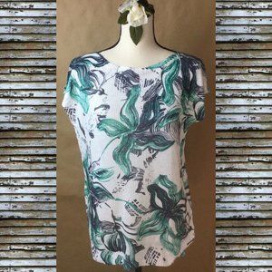 LUISA RICCI Floral Knit Top Made in Italy